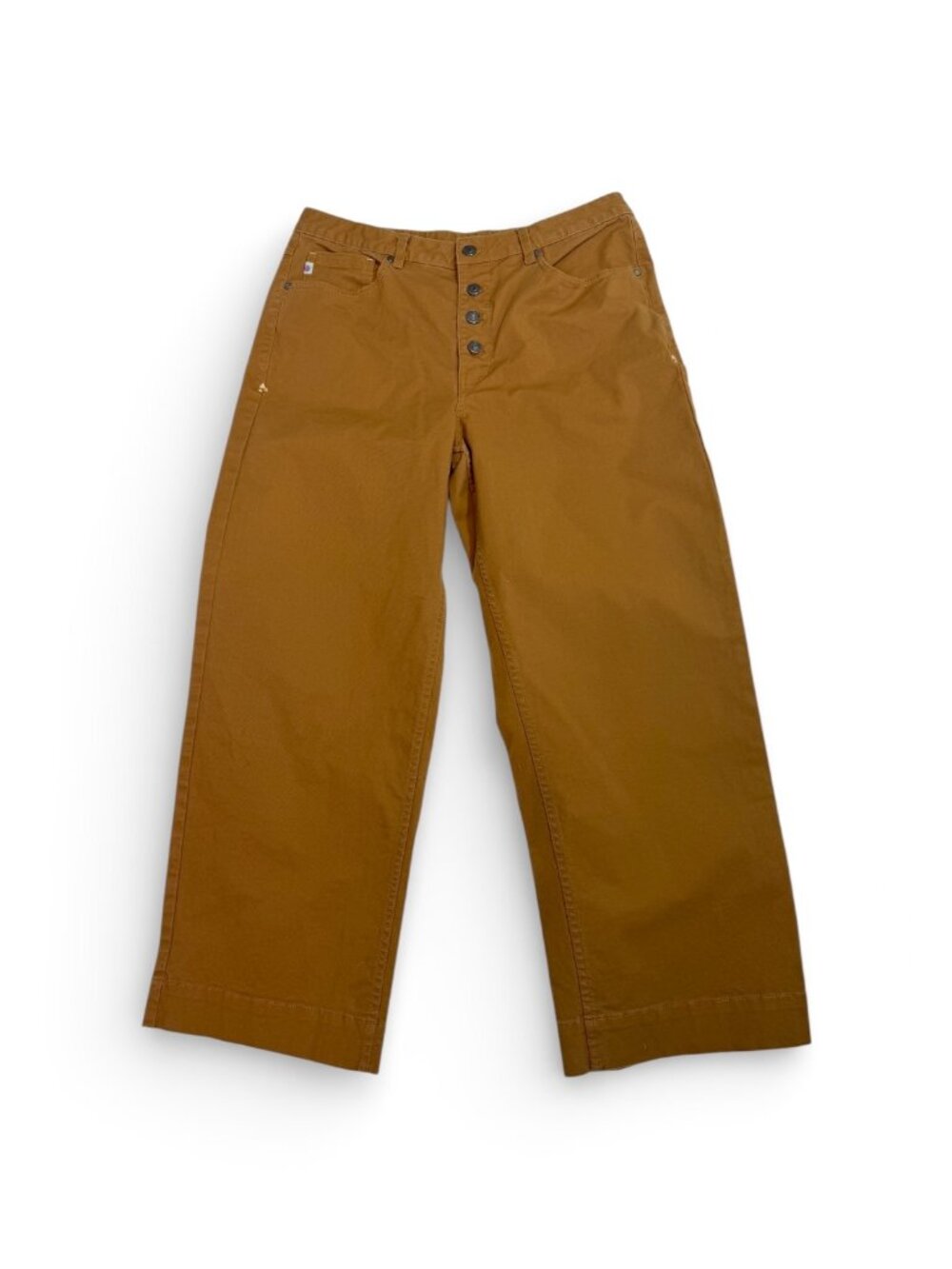 Stio Rivet Wide Leg Canvas Pant in Golden Brown Mudslide, $139 Women's Size 14R